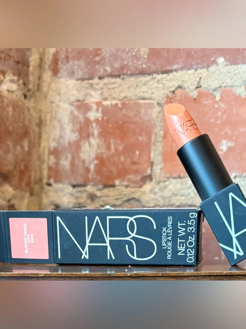NARS Blonde Venus Peach Nude Lipstick - Soft Peach Shade NIB